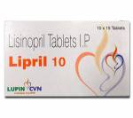 Lipril 10 mg (15 pills)