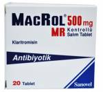 Macrol MR 500 mg (20 pills)